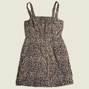 BP Brown Leopard Print Dress